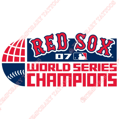 World Series Champions Customize Temporary Tattoos Stickers NO.2037